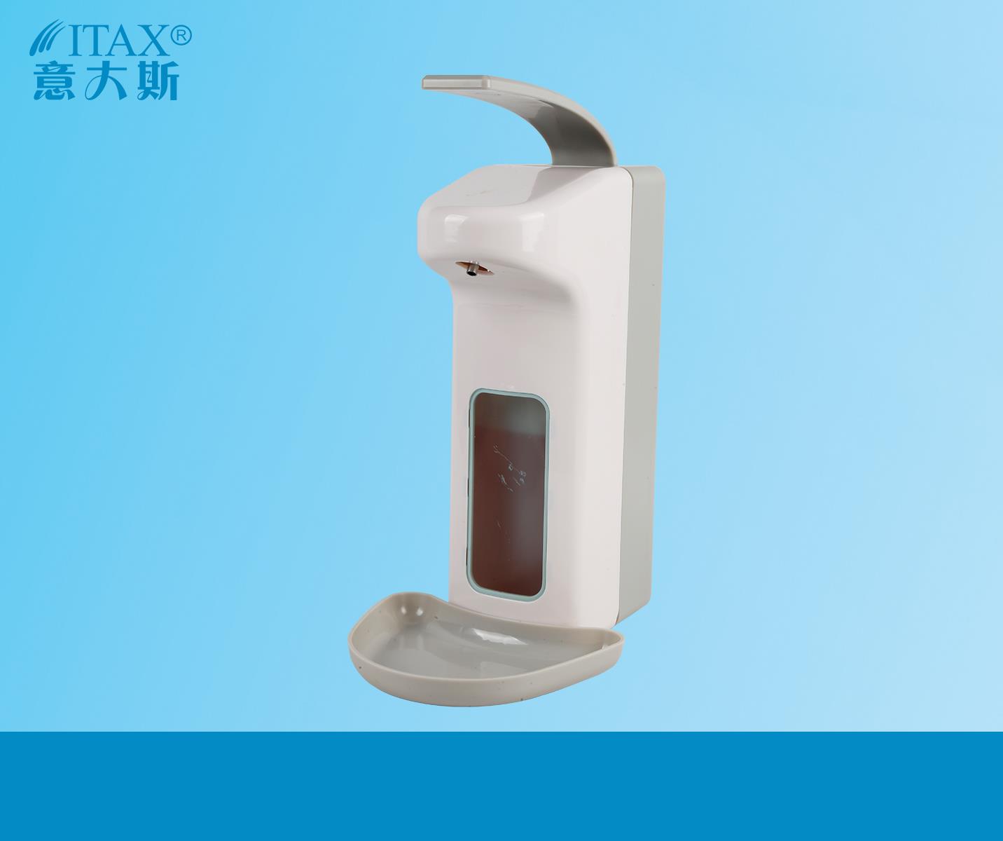Manual soap dispenser wall-mounted wall-mounted soap dispenser hospital manual soap dispenser elbow pressure disinfection soap dispenser stainless steel press soap dispenser X-2261